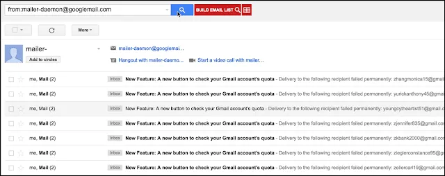 Pull Bounces From Your Gmail Account | SendHustle Blog