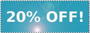 Our clickable in-email coupon.