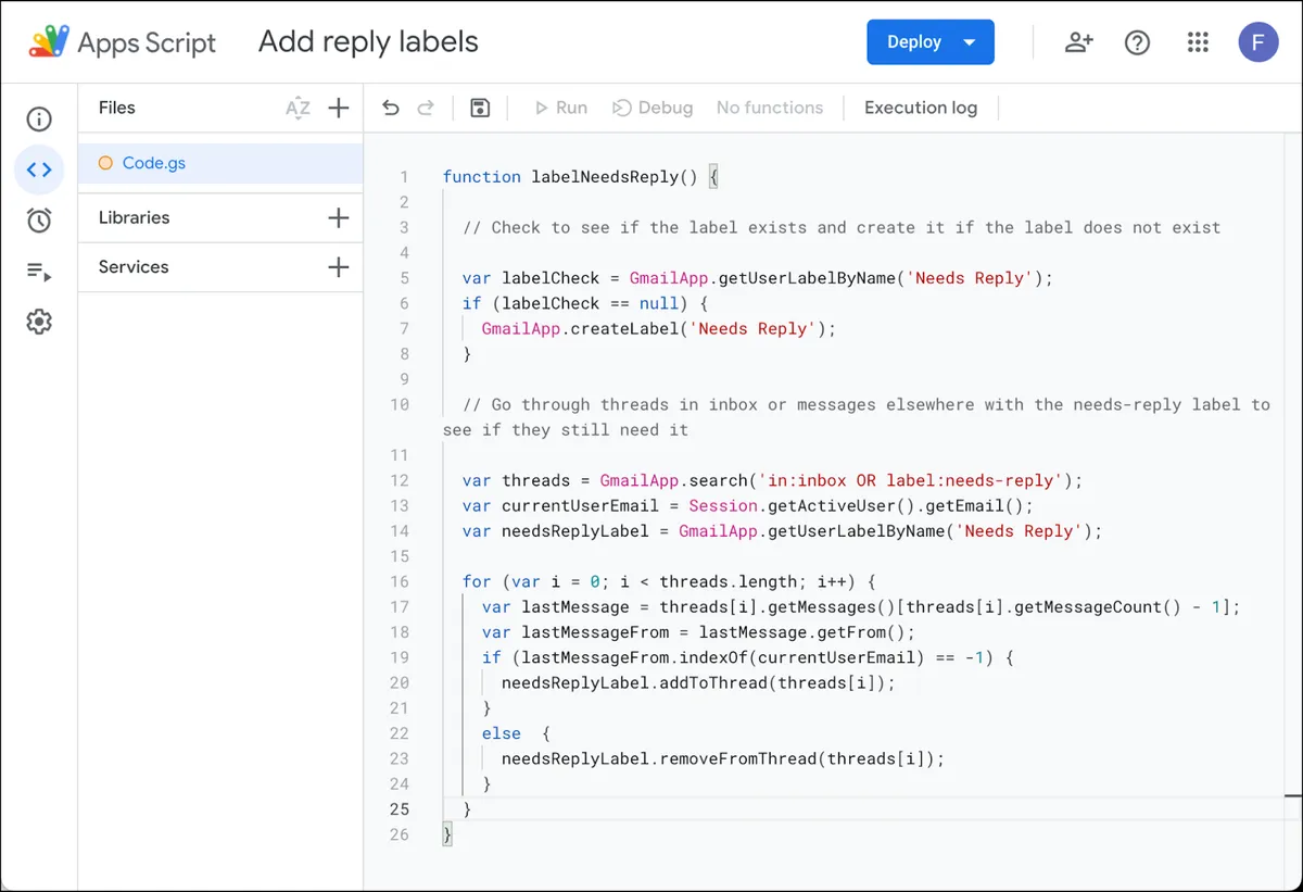 Paste in this code