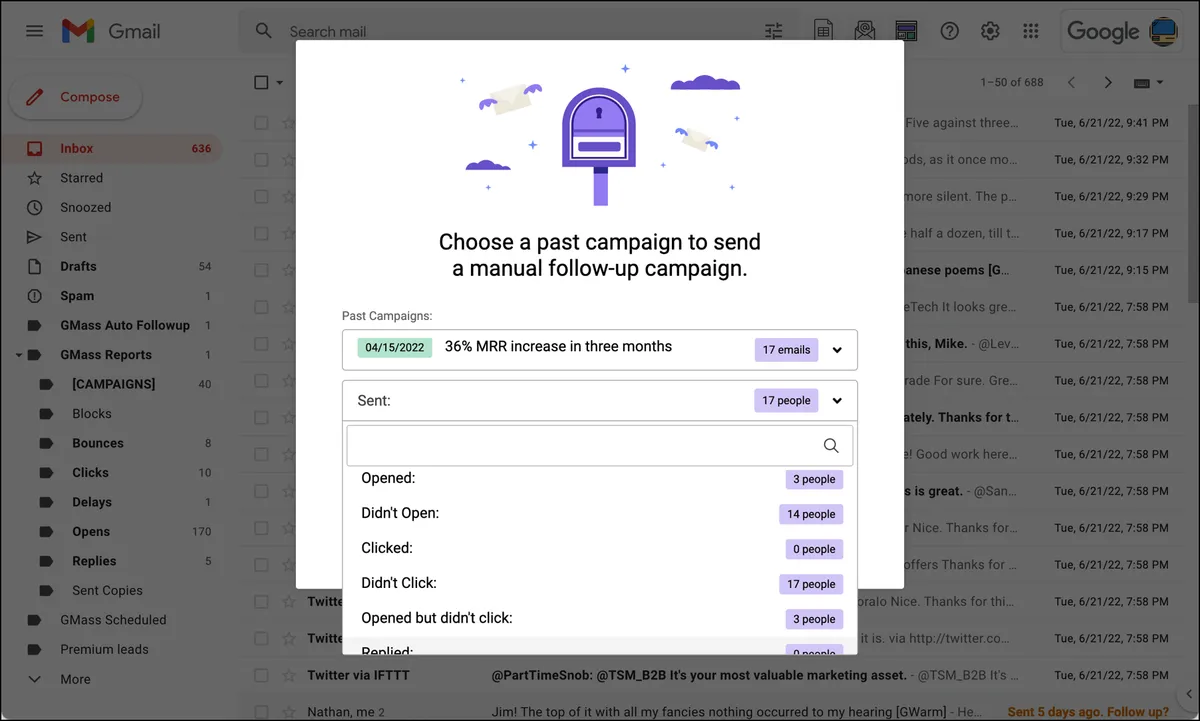 Segmented campaign options