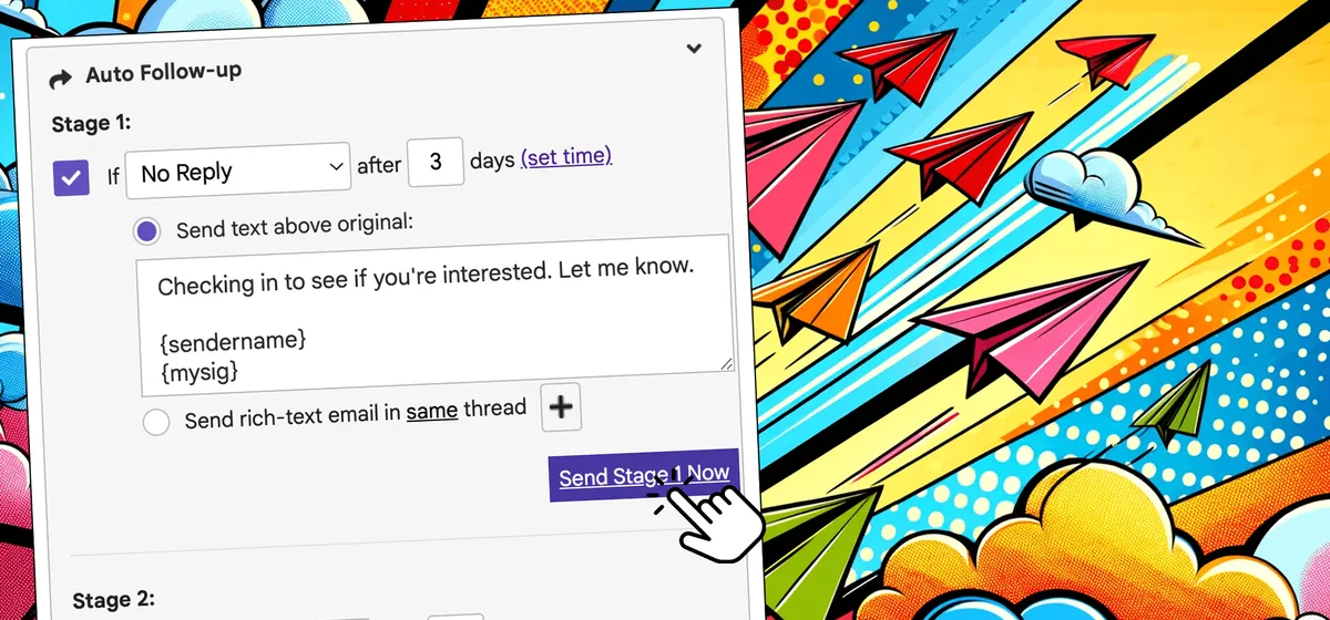 How to Manually Send an Auto Follow-Up Stage On Demand in SendHustle