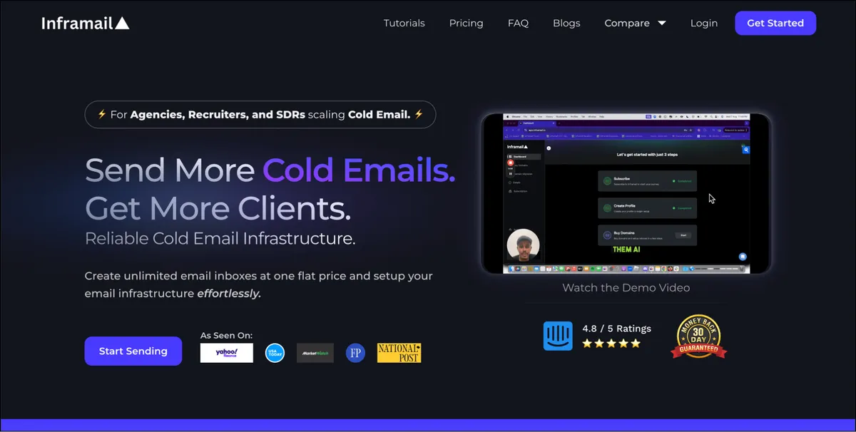 Inframail's home page