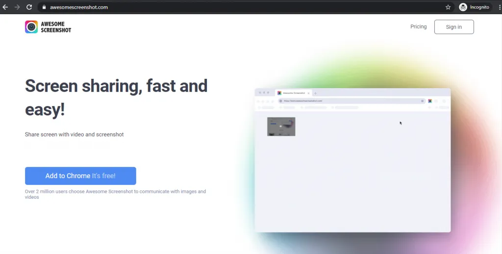 Chrome Extensions Awesome Screenshot & Screen Recorder