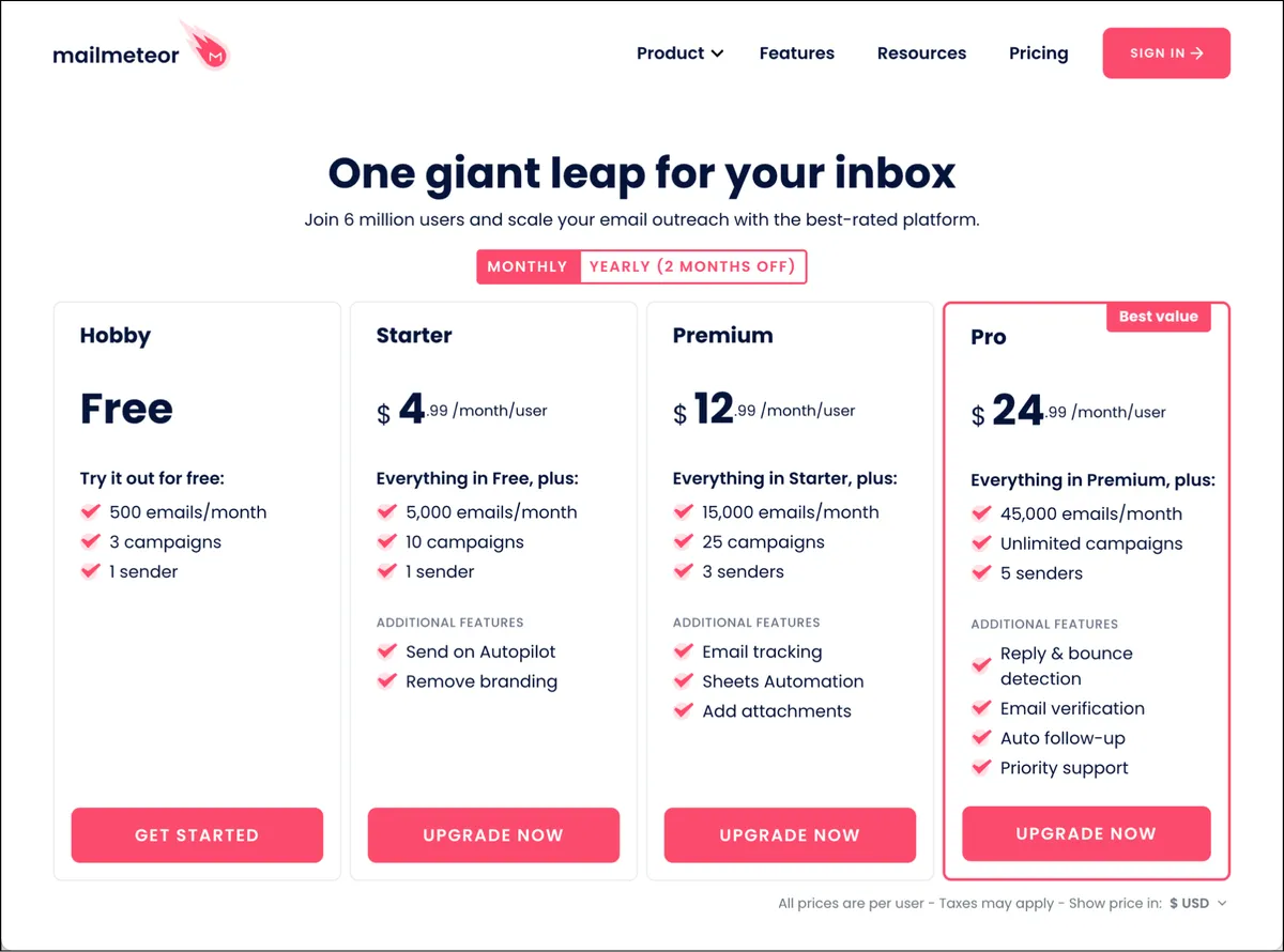 Mailmeteor cannot handle bulk emails