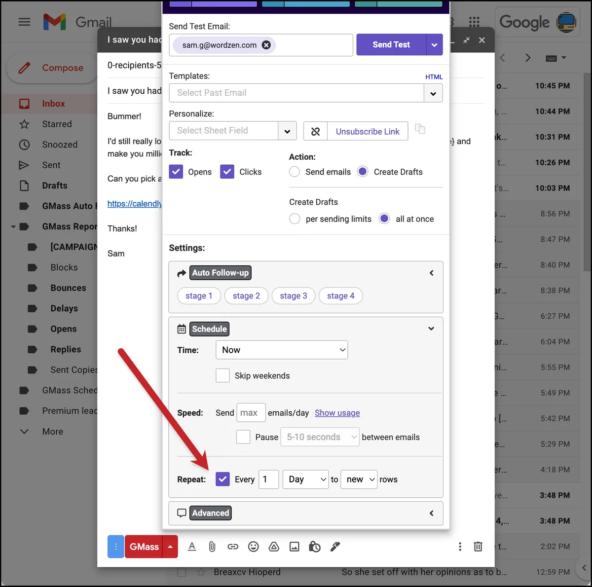 The rebooking automation