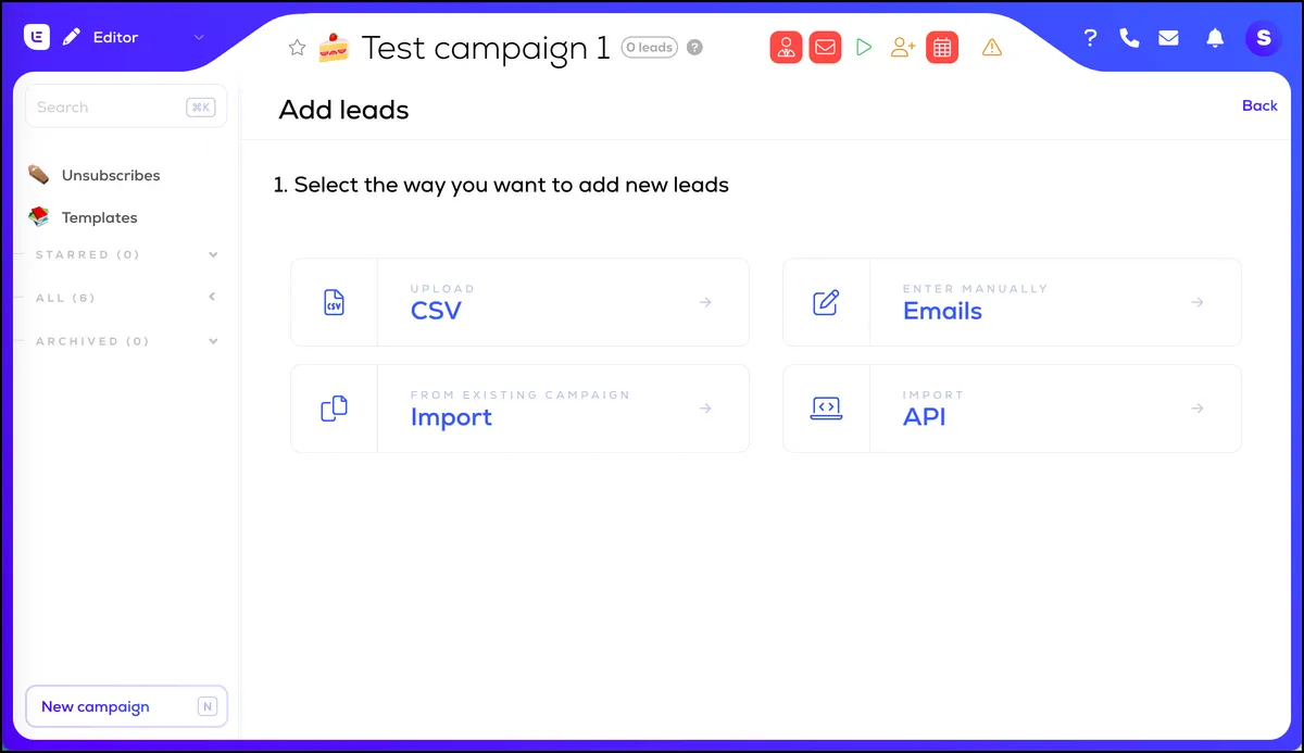 How to import leads into Lemlist
