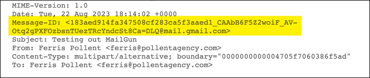 Preserving the Gmail Message-ID