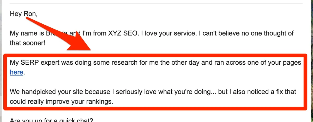 suggest cold email template 2