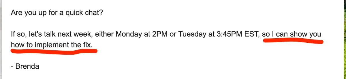 suggest cold email template 3