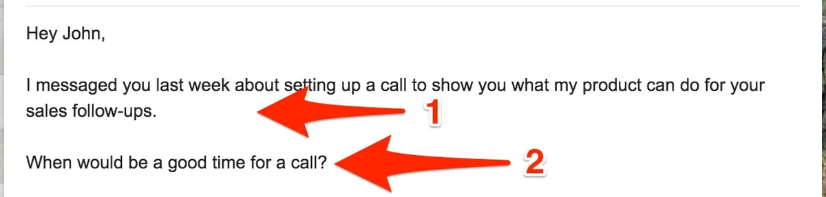 Follow-up cold email template 3