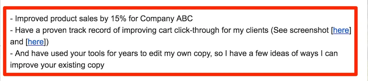 pitch cold email template 2