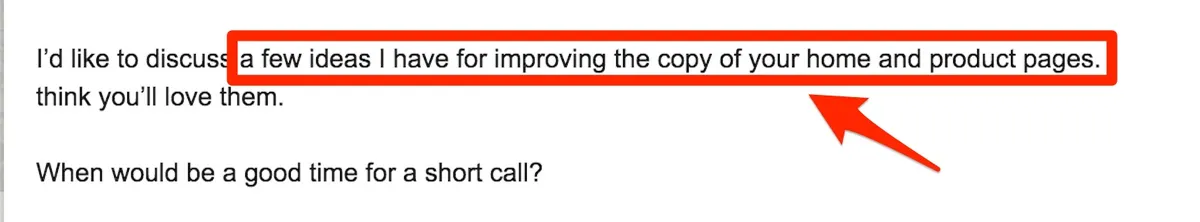 pitch cold email template 3