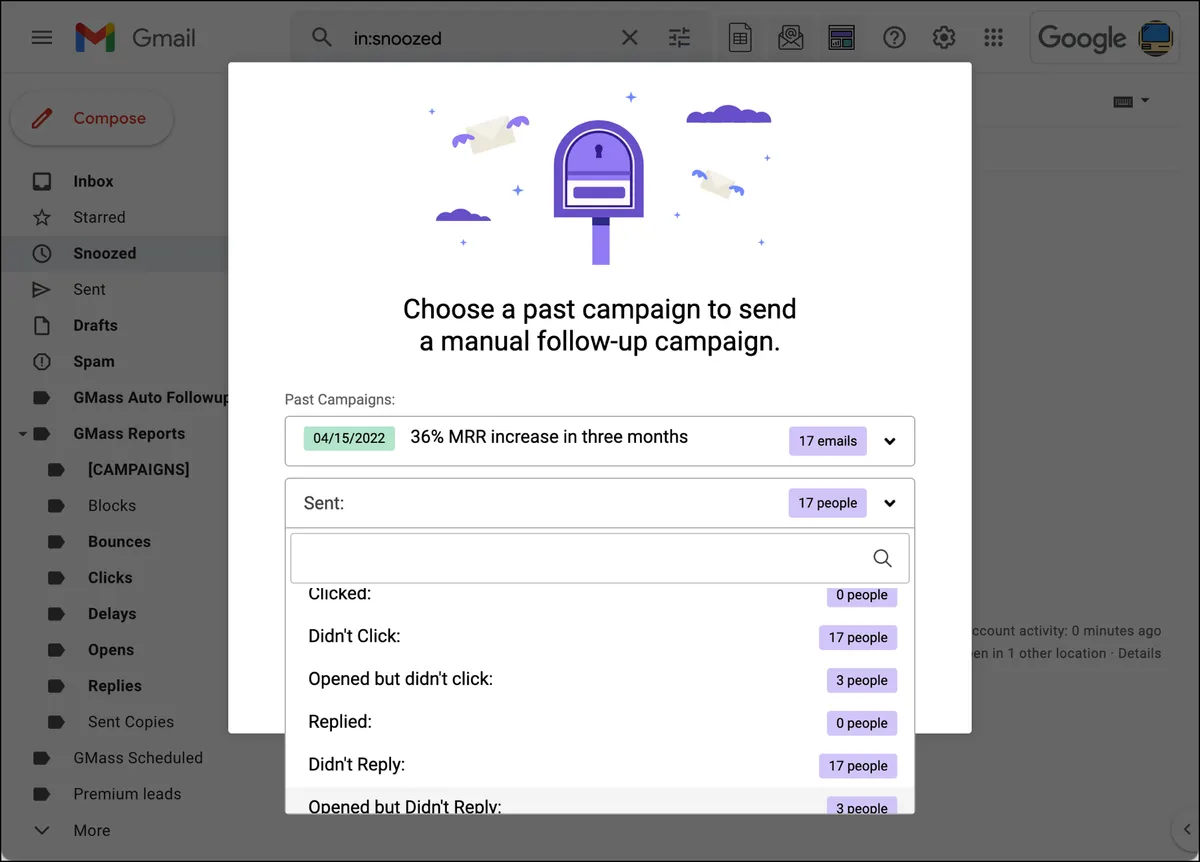Build a behavior-based list