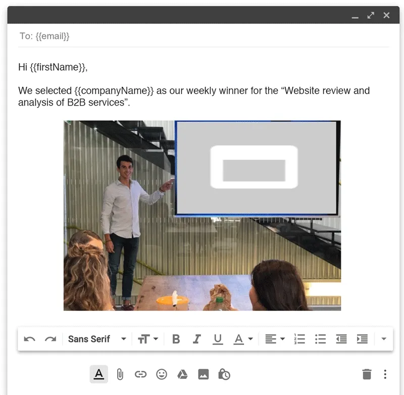 Personalized image
