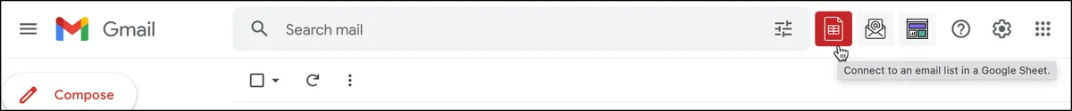 Connect to a Google Sheet with the icon