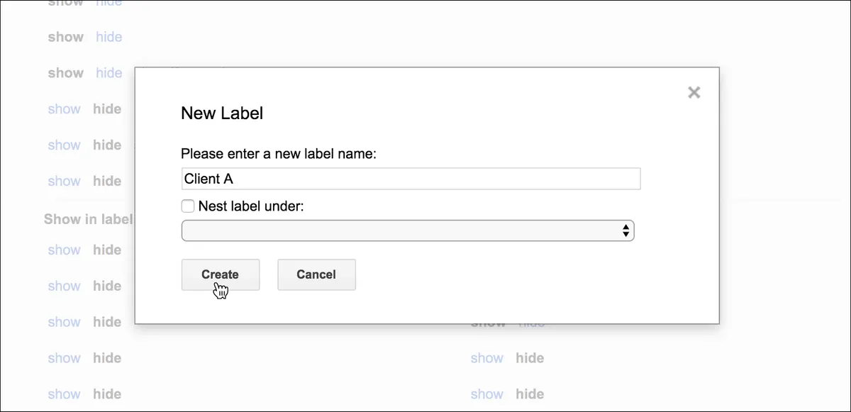 You can now use custom Gmail Labels to organize campaigns