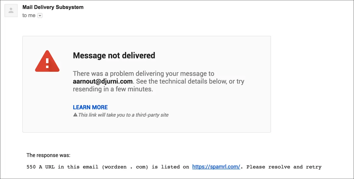 SpamRL Block