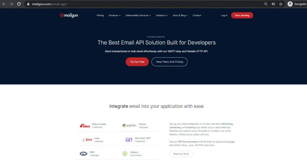 Mailgun Api