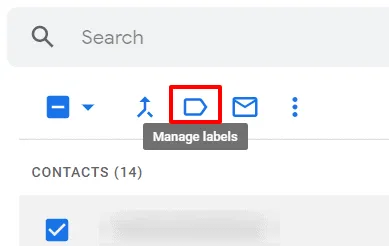 manage labels