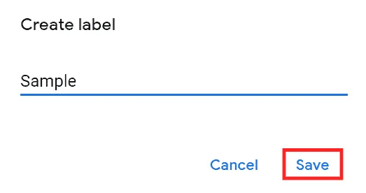 sample save