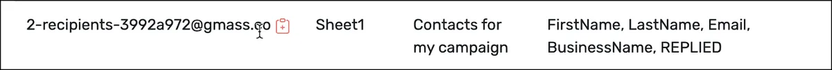 Click the clipboard icon to copy