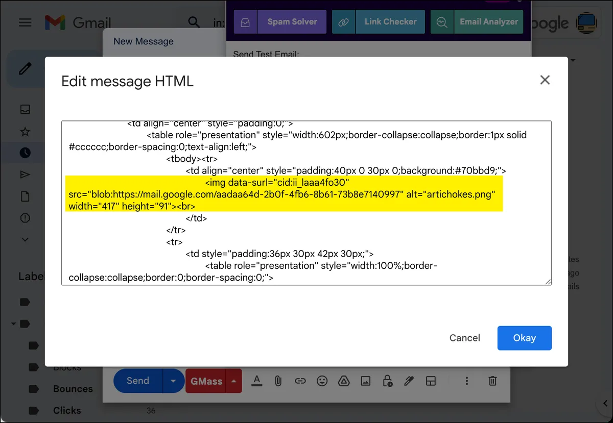 The image is now embedded rather than externally hosted