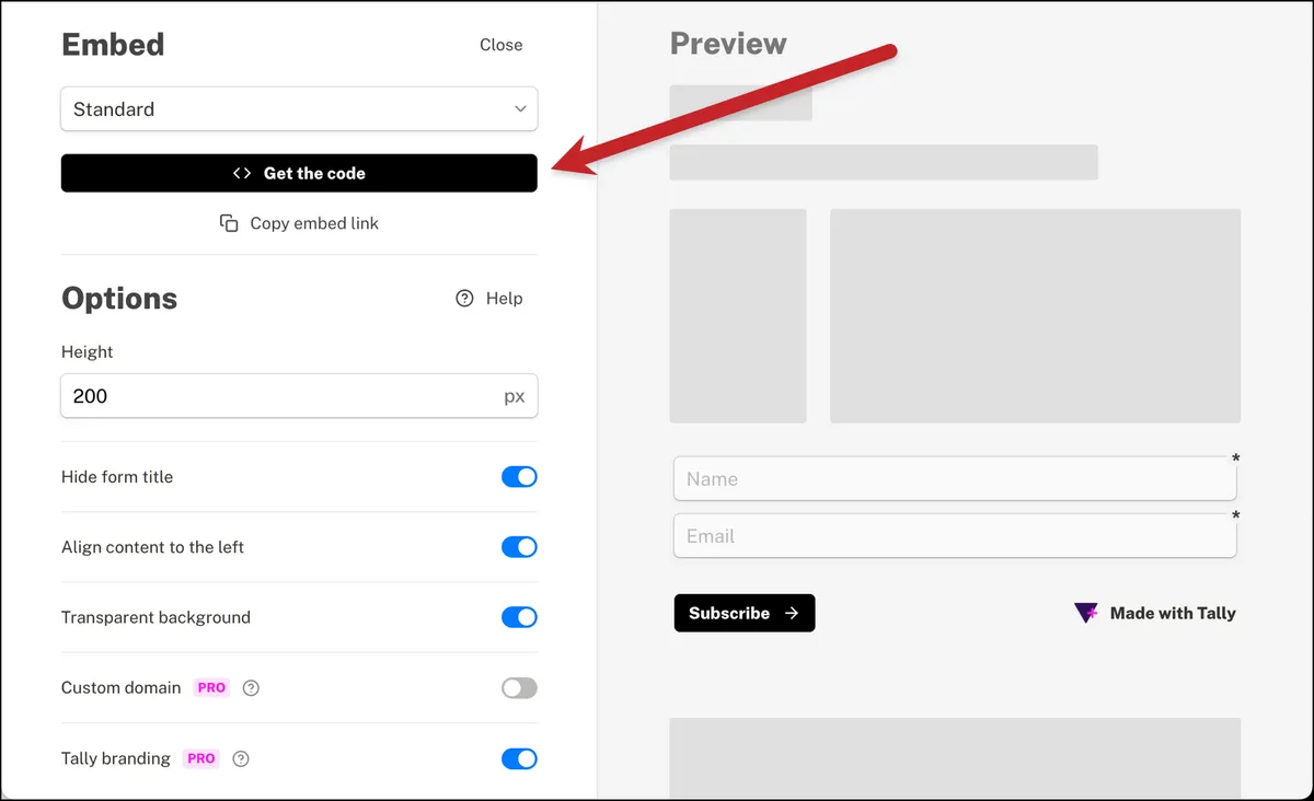 Get the embed code