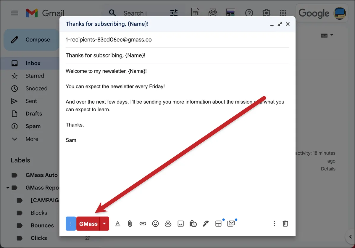 Set your campaign live