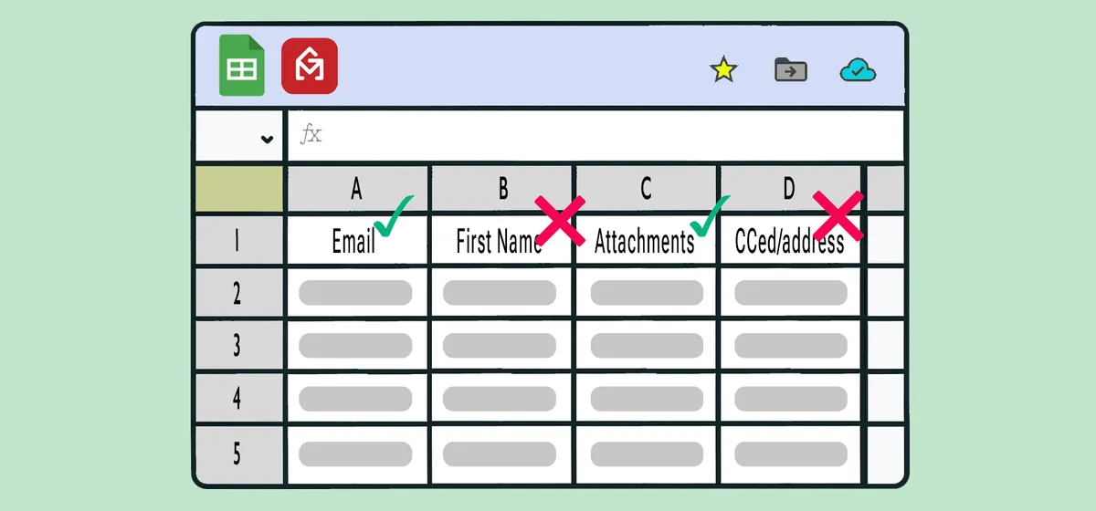 6 Tips to Format Your Google Sheet for Smooth Mail Merging