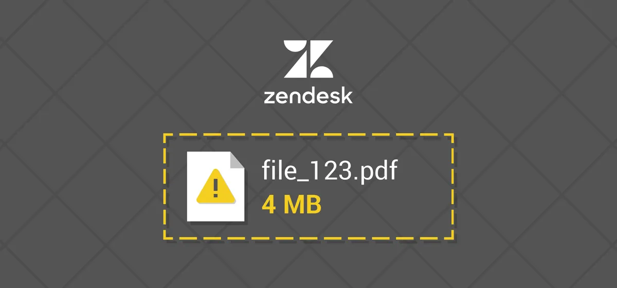 How to get around Zendesk's attachment limit