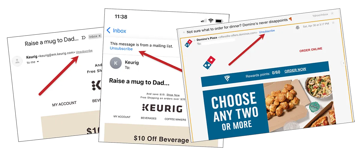 What a list-unsubscribe header looks like