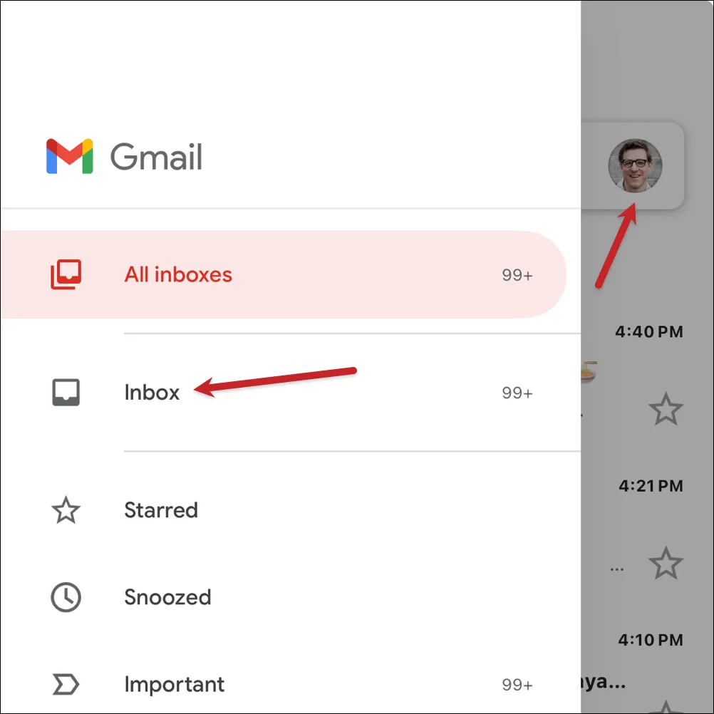 See if you're just checking that account's inbox or all inboxes
