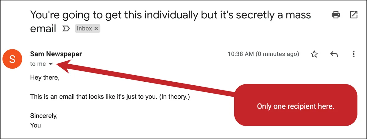 The multi send email