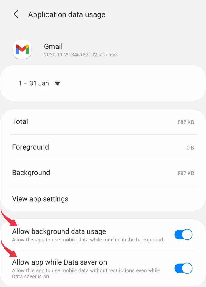 Gmail queued - Fix a queued email - Background data