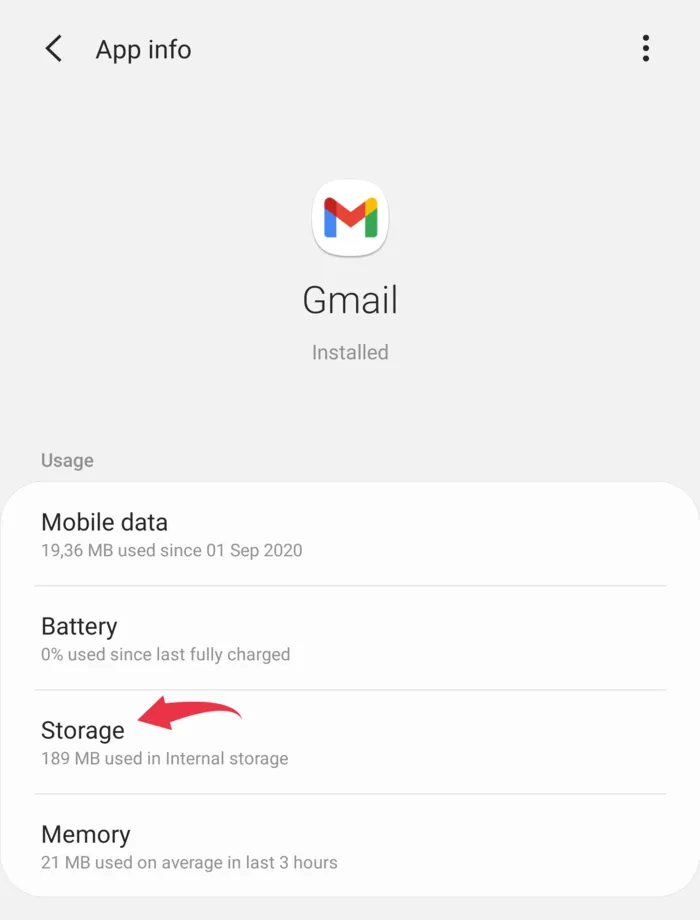 Gmail queued - Fix a queued email - Clear cache