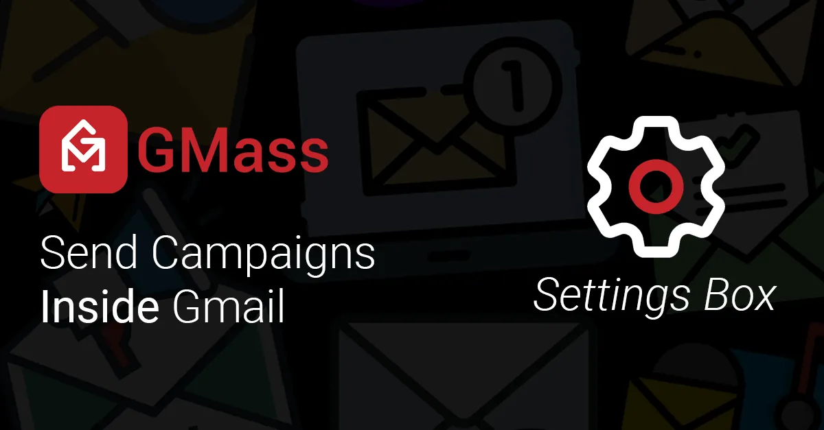Understanding the SendHustle Settings Box