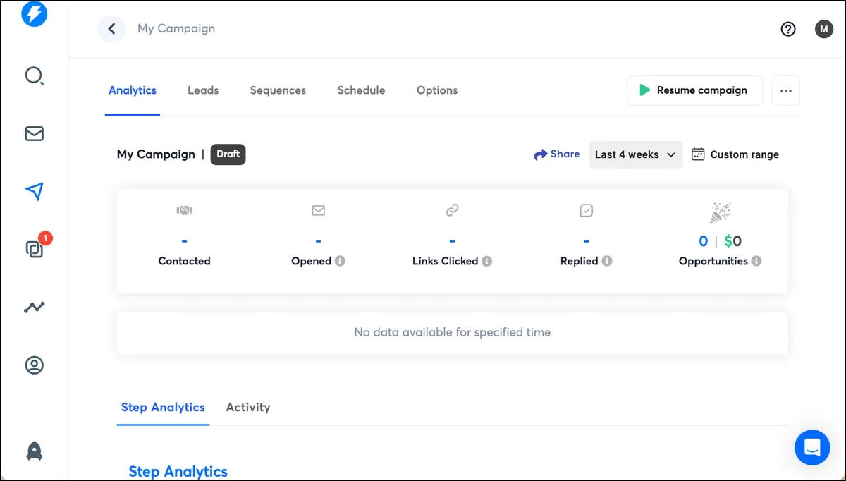 Instantly's campaign sending process