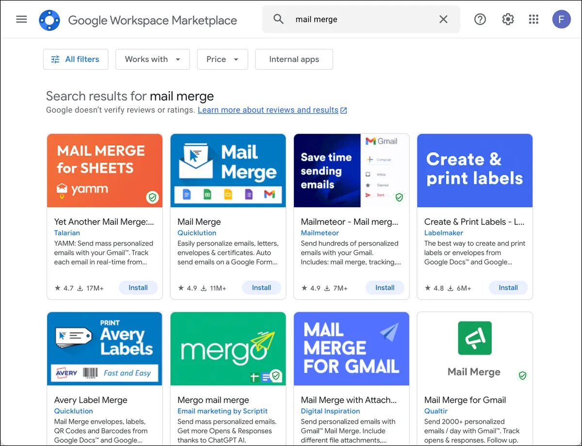 Google Sheets add-ons