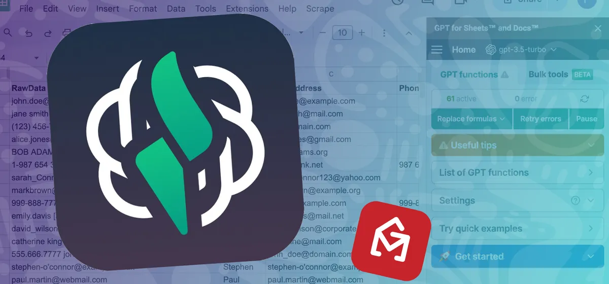 How to Set Up GPT for Sheets - Guide (AI/ChatGPT Inside Google Sheets)