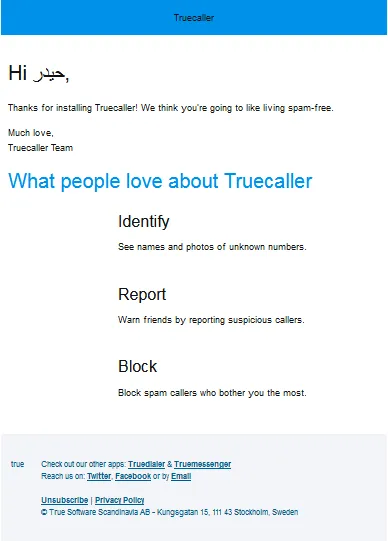 Dazzling Email