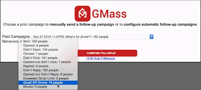 How to resend your Gmail mail merge campaign when you get errors