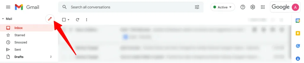 Compose button
