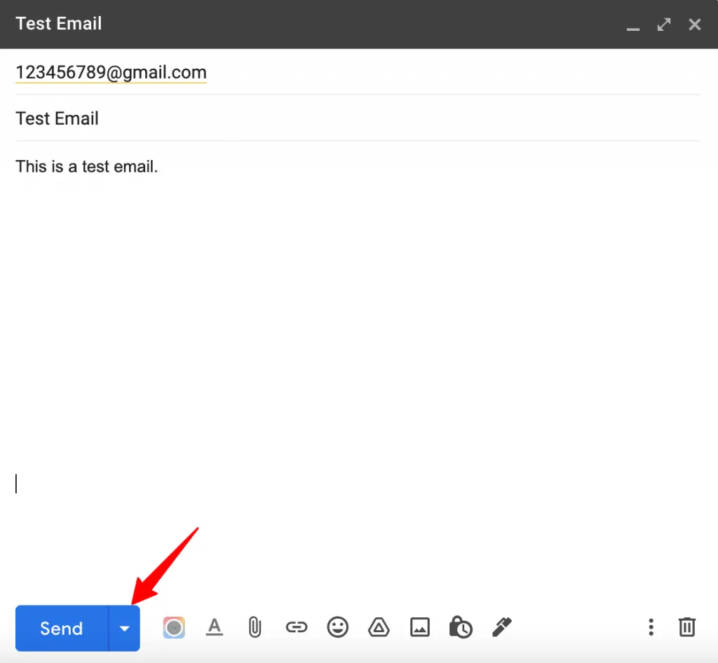 Send button