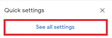 See all settings button