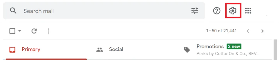 Settings icon