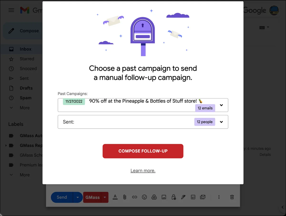 Choose your list segment