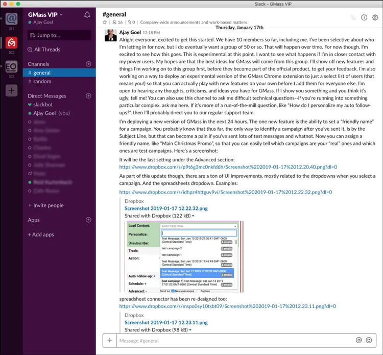 Apply to join my VIP Slack Group