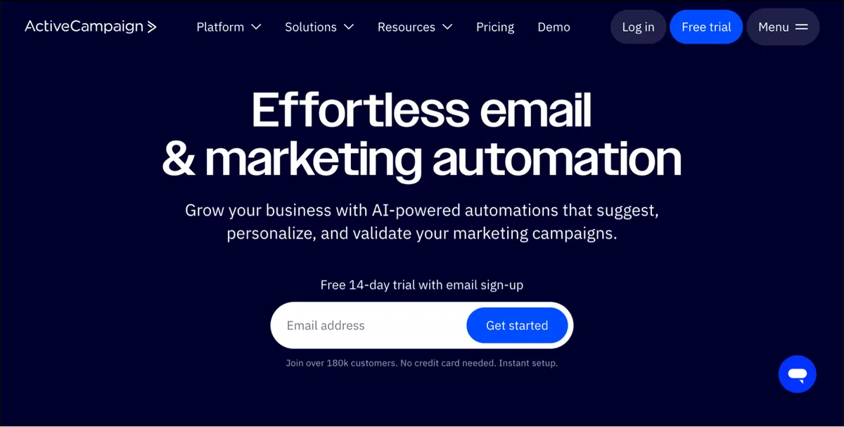 ActiveCampaign is an option
