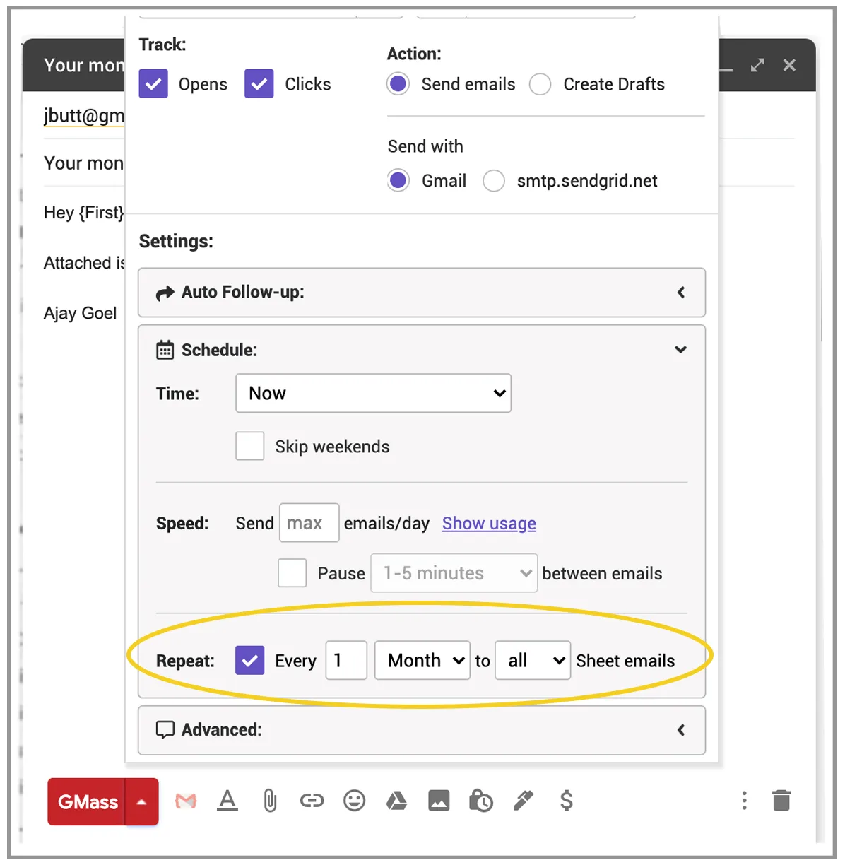 automate personalized attachments