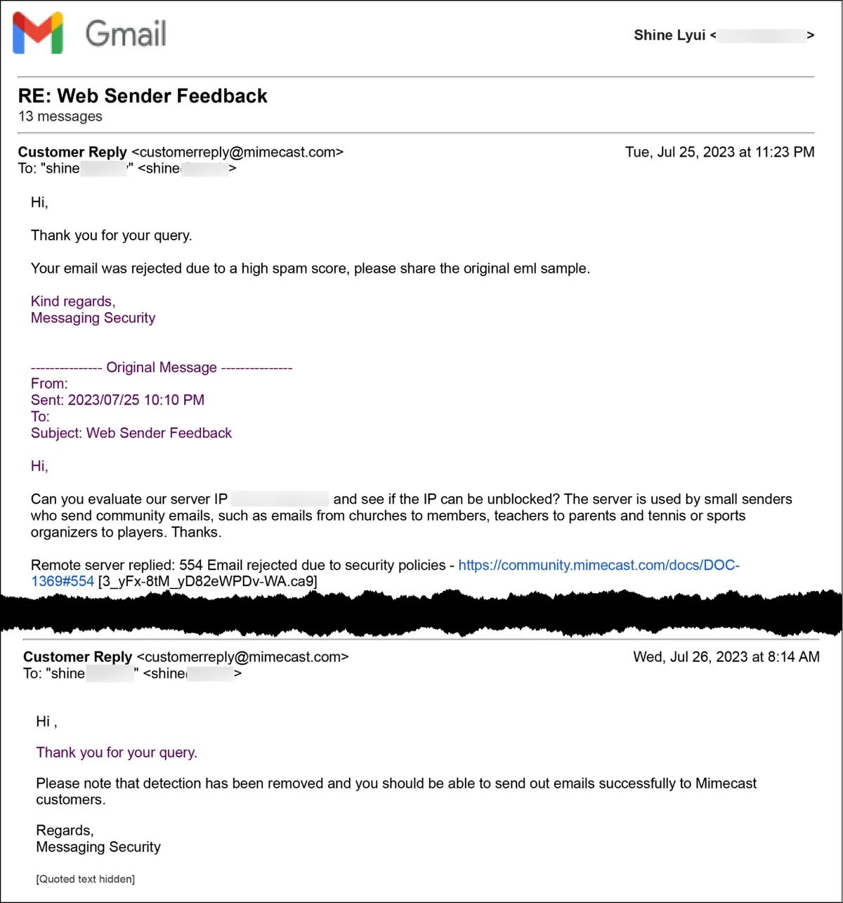 Our appeal process